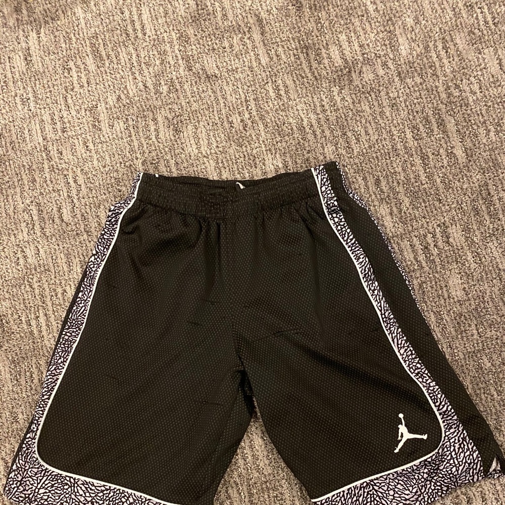 Air Jordan Black Elephant Print Shorts